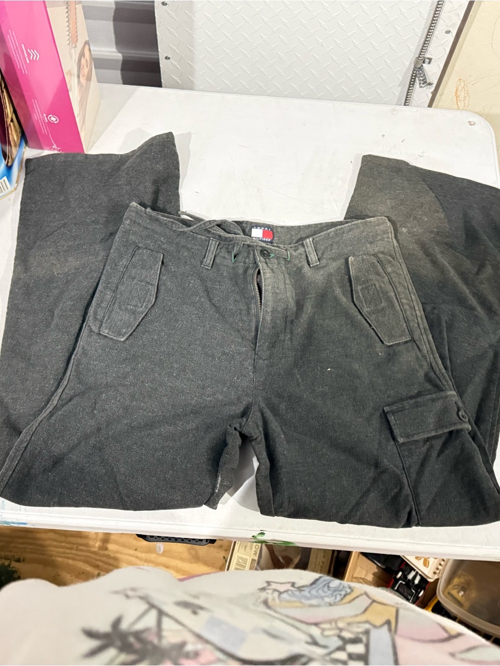 Tommy Hilfiger Dark Gray Men’s Cargo Sweatpants